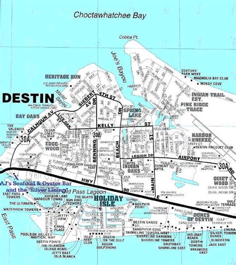 Map Of Destin Florida Area - Share Map