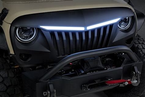 New Lumen Grille with DRL LED Lights for Jeep + Installation Guide - JKowners.com : Jeep ...