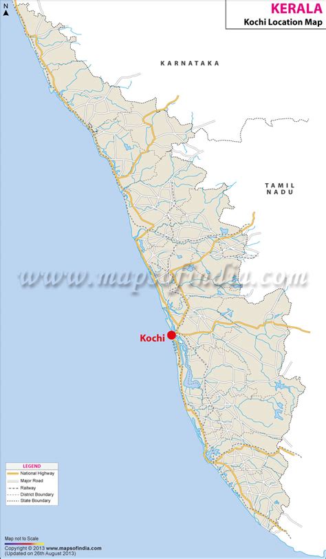 Kochi Location Map, Where is Kochi