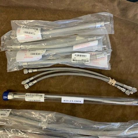 Swagelok Stainless Steel Braided Hoses and Flexible Tubing Lot | eBay