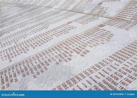 Srebrenica Memorial Center for War Crimes Victims Commited in War Editorial Photo - Image of ...