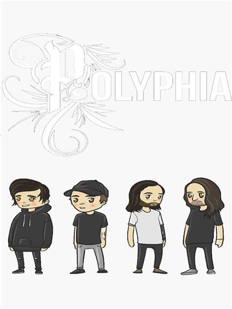 "Polyphia Merch polyphia band chibi" Sticker for Sale by juliemorris33 ...