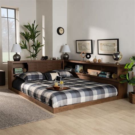 Foundry Select Carrasco Queen Solid Wood Low Profile Storage Platform Bed & Reviews | Wayfair ...