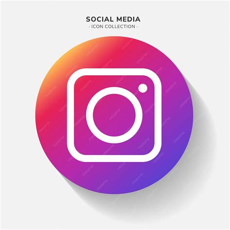 Premium Vector | Instagram vector social media icon