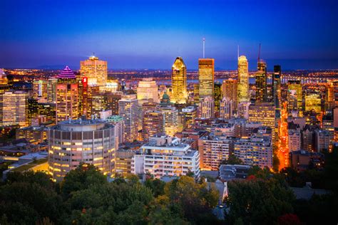 Downtown Montreal Skyline at night | Innovation Development MTL | ID MTL | English