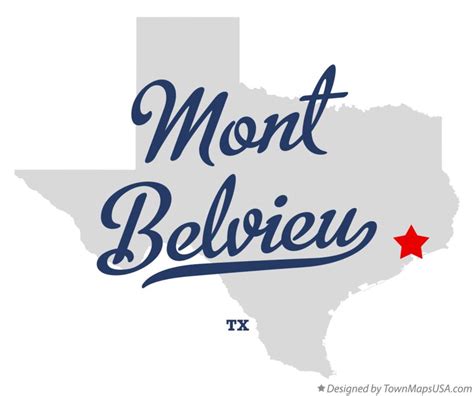 Map of Mont Belvieu, TX, Texas