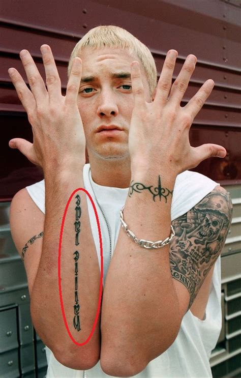 Eminem's 9 Tattoos & Their Meanings - Body Art Guru