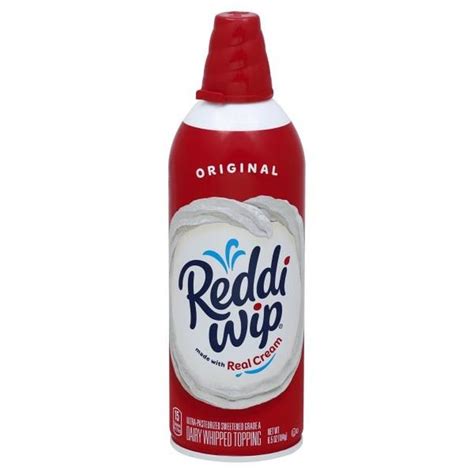 Reddi Wip Reddi Wip Original Dairy Whipped Topping (6.5 fl oz) from Publix - Instacart