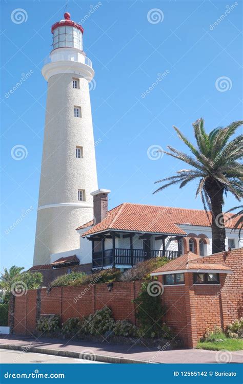 Punta Del Este Lighthouse, Uruguay Stock Photo - Image of maldonado ...