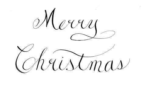 Writing By Hand: Merry Christmas!