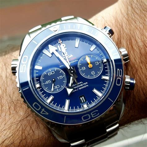 Omega Seamaster Planet Ocean Titanium Chronograph | Horloges, Mannenhorloges