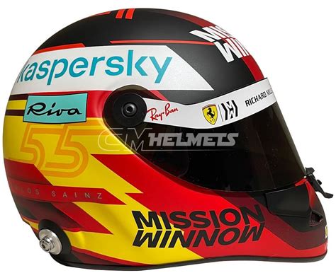 CARLOS SAINZ 2021 F1 REPLICA HELMET FULL SIZE | CM Helmets