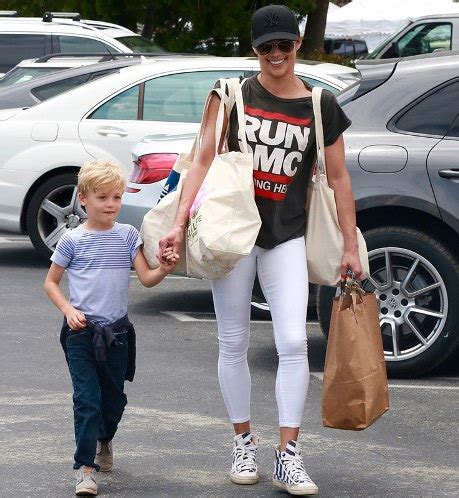 Paula Patton steps out with her son...he looks more white than mixed ...