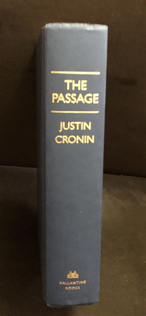 The Passage: A Novel (Book One of The Passage Trilogy) by Cronin, Justin: Fine Hardcover (2010 ...