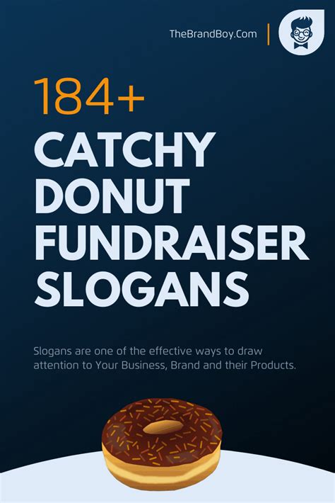 786+ Catchy Donut Fundraiser Slogans And Taglines (generator + Guide) - Thebrandboy.com