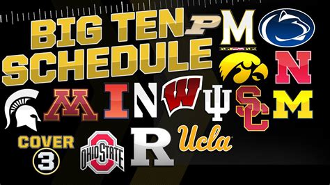 The new Big Ten schedule is wayyy harder to make than you think! - YouTube