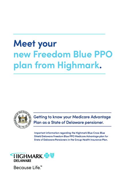 Fillable Online Meet your new Freedom Blue PPO plan from Highmark. Fax Email Print - pdfFiller