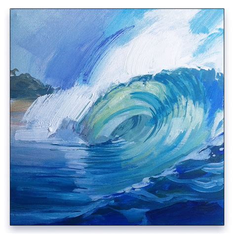 The Wave Painting at PaintingValley.com | Explore collection of The Wave Painting