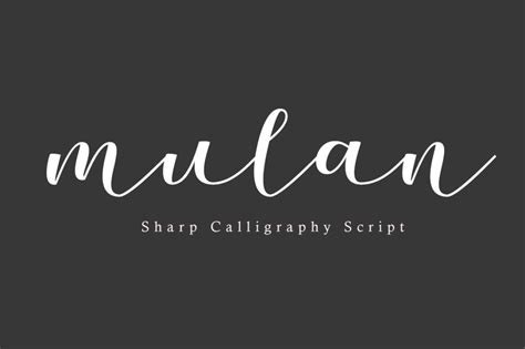 Mulan Font · 1001 Fonts