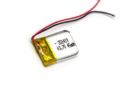 3.7V 45mAh Ultra Small Lithium Polymer Battery For Headset PAC331419