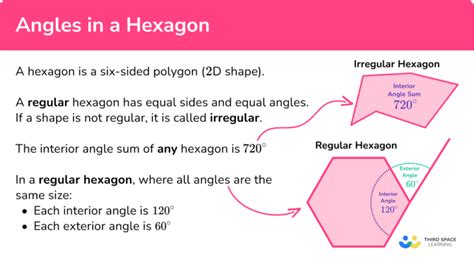 Angles In A Hexagon - GCSE Maths - Steps, Examples, Worksheet