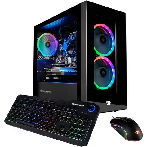 iBUYPOWER Gaming PC Computer Desktop Element Mini 9300 (AMD Ryzen 3 3100 3.6GHz, AMD Radeon RX ...