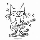 Pete The Cat Coloring Pages Free Printable PDF sketch template
