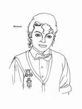 Michael Jackson Hat Coloring Page sketch template