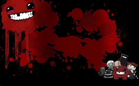 Super Meat Boy characters HD desktop wallpaper : Widescreen : High ...