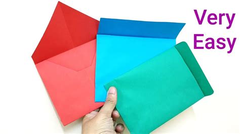 3 Very easy paper envelopes, A4 paper, DIY,Handmade paper envelopes - YouTube Coin Envelopes ...