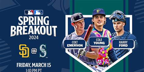 Mariners Spring Breakout roster 2024