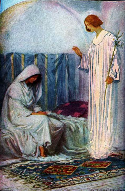 Young People's ILLUSTRATED BIBLE HISTORY: Gabriel Sent to Mary