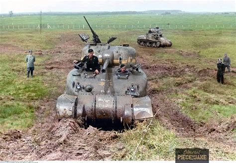 A captured, early production, M4A1 Sherman tank named “War Daddy II ...