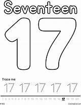Number 13 Coloring Page sketch template