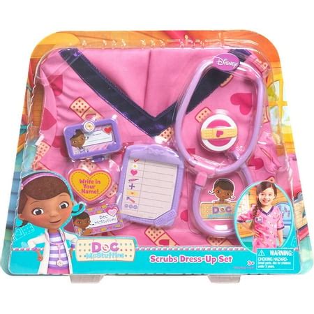 Doc McStuffins Scrubs Dress Up Set - Walmart.com