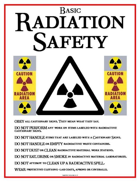 eaposters.com: Radiation Safety Posters Radiation Dose, Radiation ...