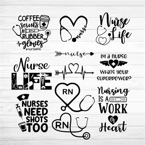 Nurse Life SVG PNG Scrubs Superpower Registered Nurse - Etsy | Nurse ...