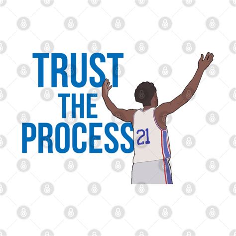 Joel Embiid - Trust the Process - Nba - T-Shirt | TeePublic