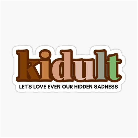 "kidult - seventeen" Sticker for Sale by Soshimmie | Redbubble