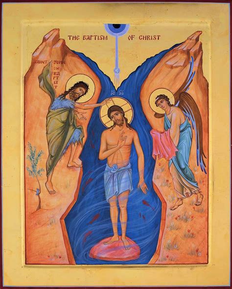 The Baptism of Christ - Lisa Abbott Sacred icons