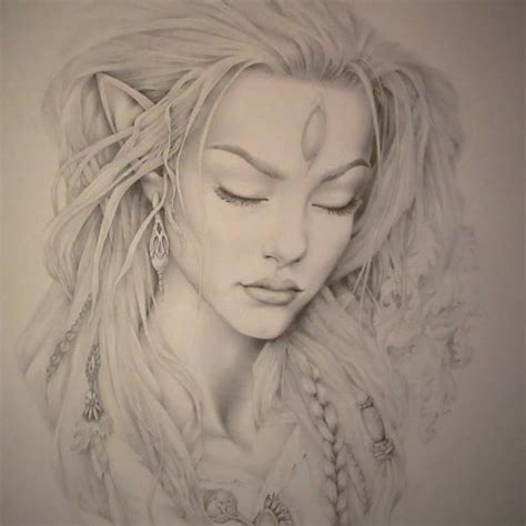 Fairy Pencil Drawings