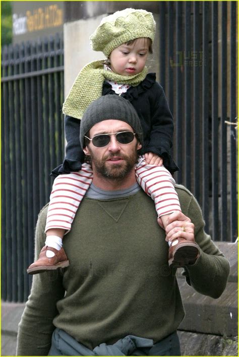 Ava's Sunday Shoulder Ride: Photo 501011 | Ava Jackman, Celebrity ...