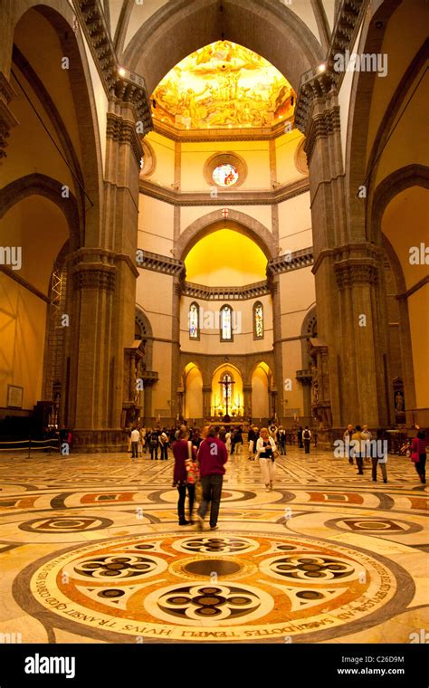 Interior of the Duomo in Florence Stock Photo - Alamy