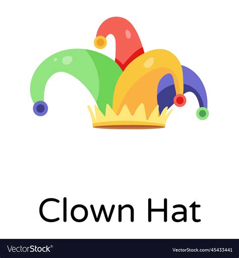 Clown hat Royalty Free Vector Image - VectorStock