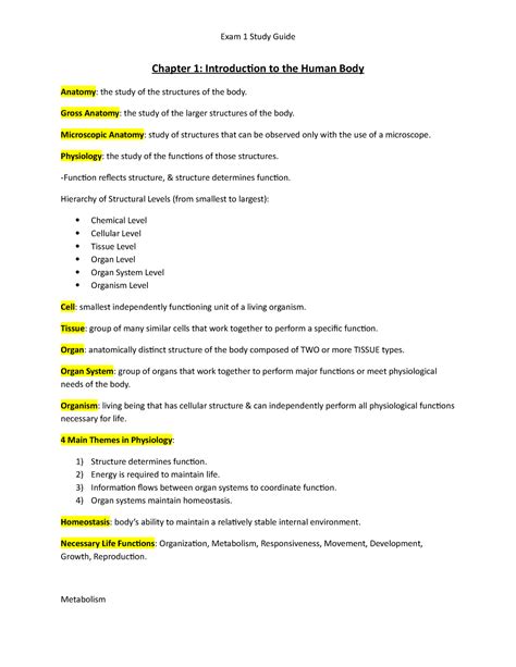 Final Exam Anatomy And Physiology 1 - Explore Organs & Anatomy Diagram