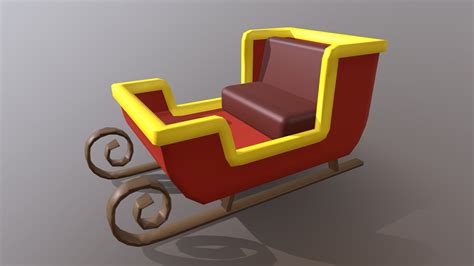 Santa Sleigh - Buy Royalty Free 3D model by Ainaritxu14 [8986258 ...