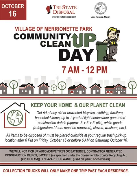 Join Us for Merrionette Park's Community Clean-Up