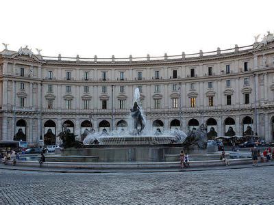 Piazza della Repubblica. Fountain of the Naiads, Rome