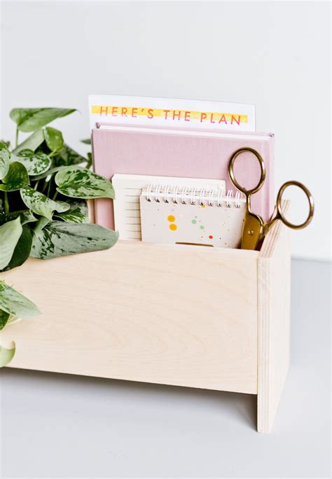 How to Make a Wooden Desk Organizer (DIY)