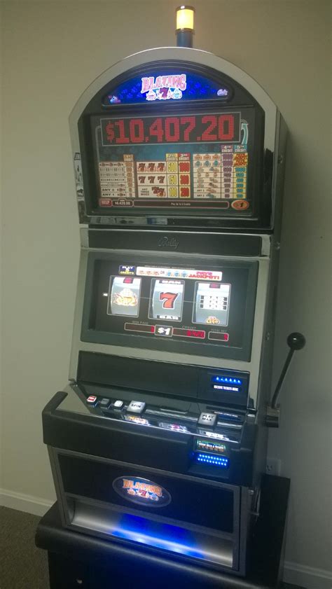 Bally Blazing 7's Dollars Progressive S9000 Slot Machine with Top Monitor For Sale • Gambler's ...